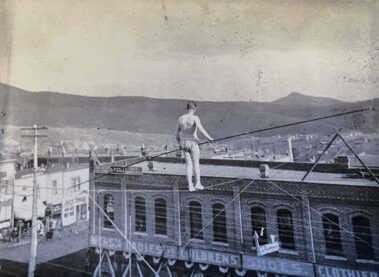 Twin Flame Gallery building lower left