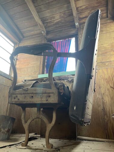 1889 Caboose Original Seats