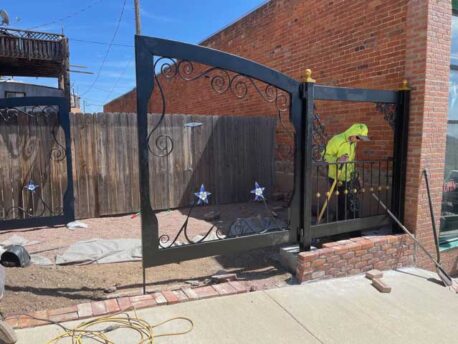 New gate installation