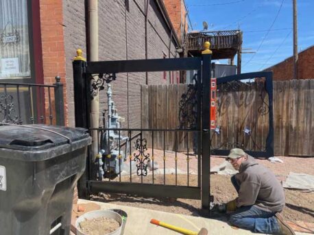 New gate installation