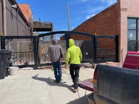 New gate installation