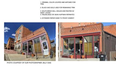 Twin Flame Gallery Renovations - Front of Building