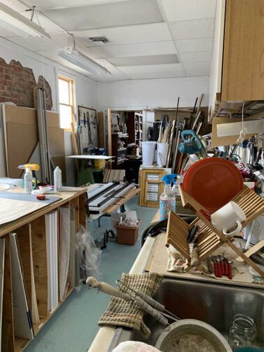 Twin Flame Gallery Renovations - Original Back Room