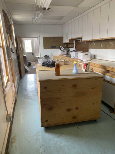 Twin Flame Gallery Renovations - Original Back Room