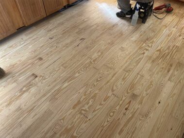 Twin Flame Gallery Renovations - Original Back Room Floor